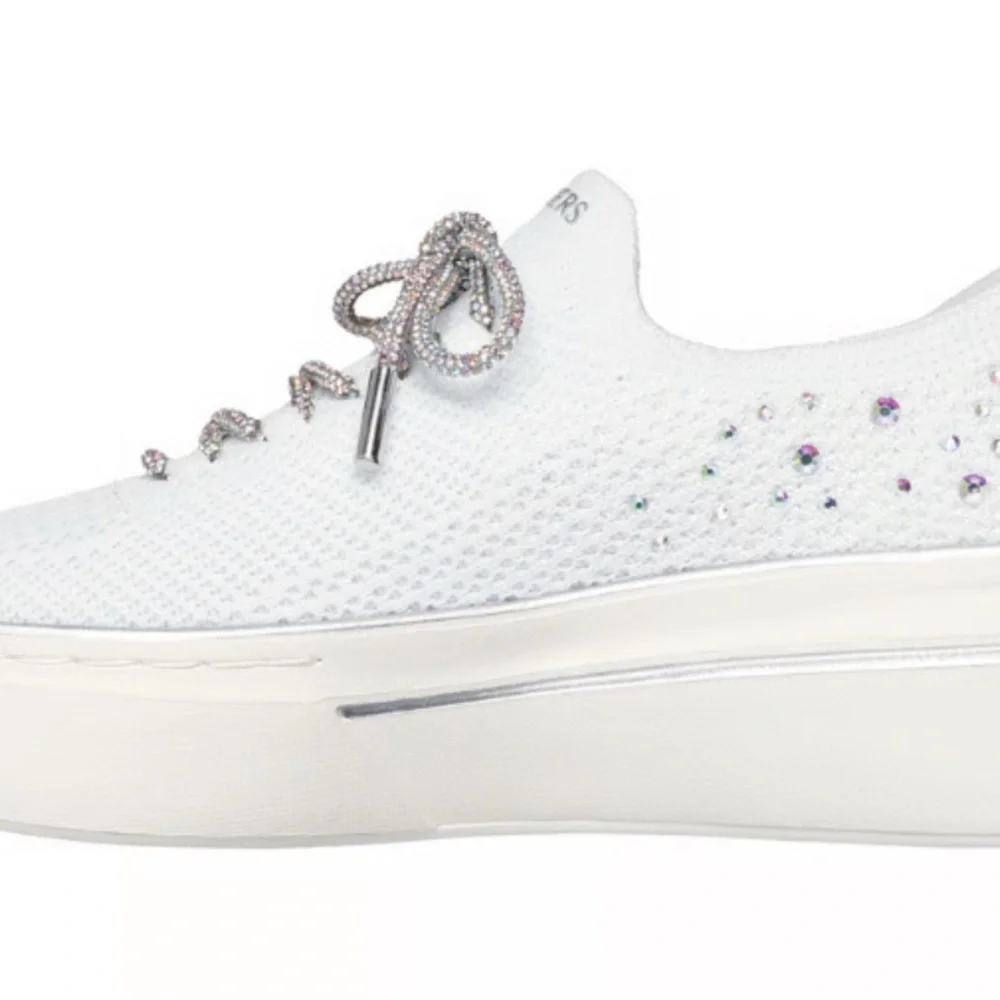 Skechers White Sneakers with Shimmery Laces - Great for a Bride-nonnegotiable - Picture 6 of 9